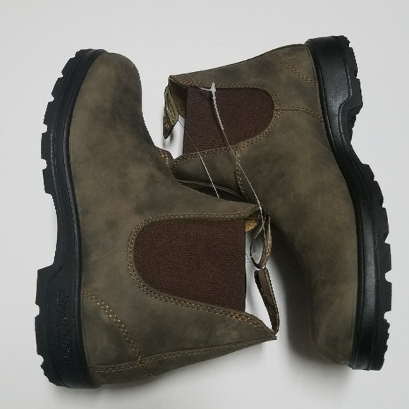 New Blundstone 585 Rustic Brown Chelsea Boots - Picture 3 of 7